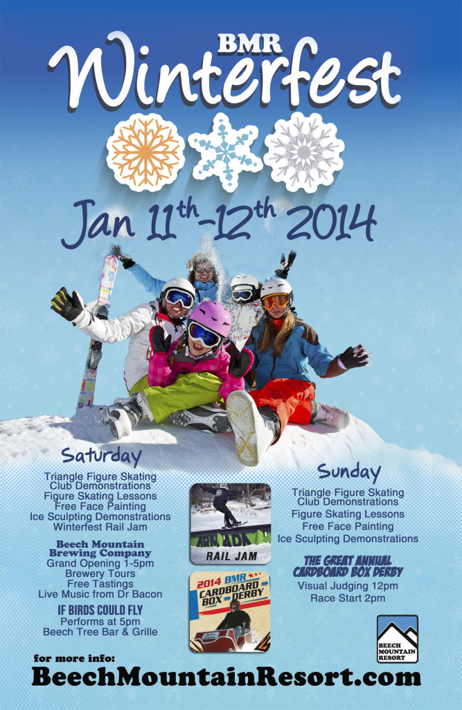 Beech Mountain Winterfest Jan 11-12 2014